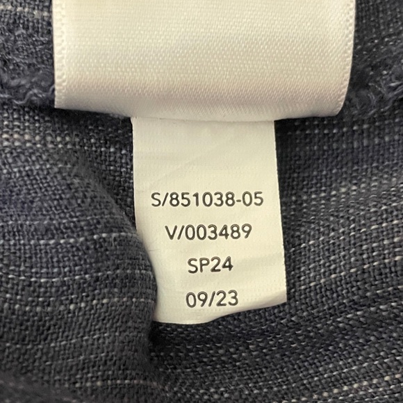 Athleta Retreat Wide Leg Linen High Rise Pants 3X Pull on Drawstring Vacation - Picture 11 of 12